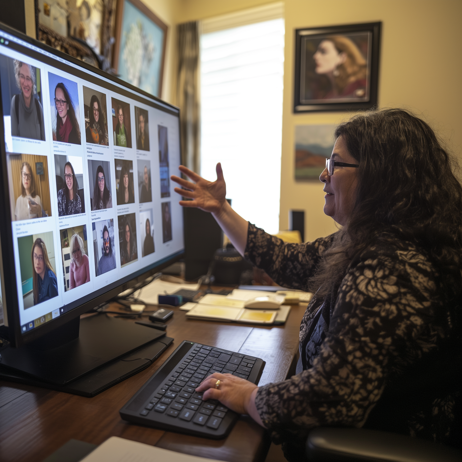 A person working confidently and successfully at a remote workstation, reflecting the positive outcomes and increased confidence of program graduates.