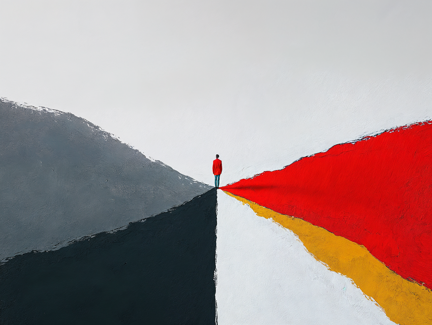 A person thoughtfully considering different professional paths, representing the shift from teaching to a new remote career.